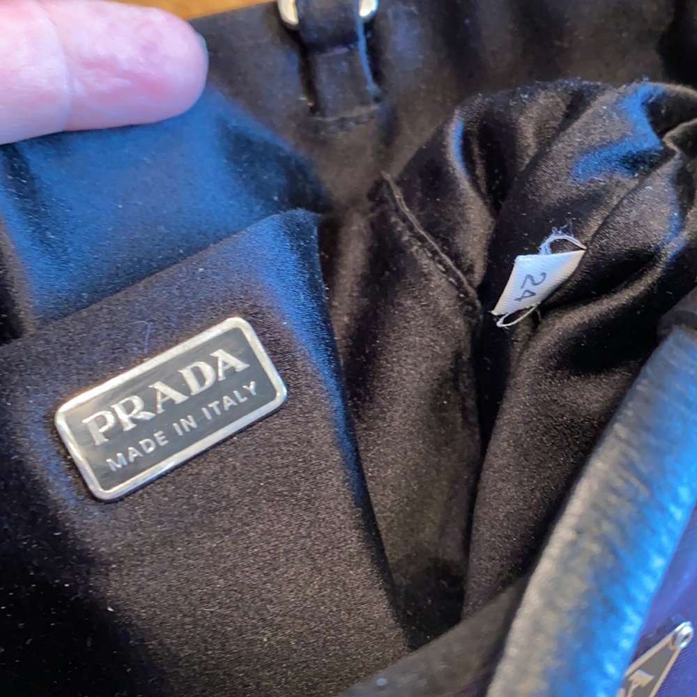 Prada purple canvas handbag - Picture 2 of 5